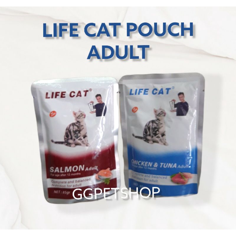 LIFE CAT POUCH ADULT / LIFE CAT SACHET ADULT / LIFE CAT WET FOOD MAKANAN KUCING