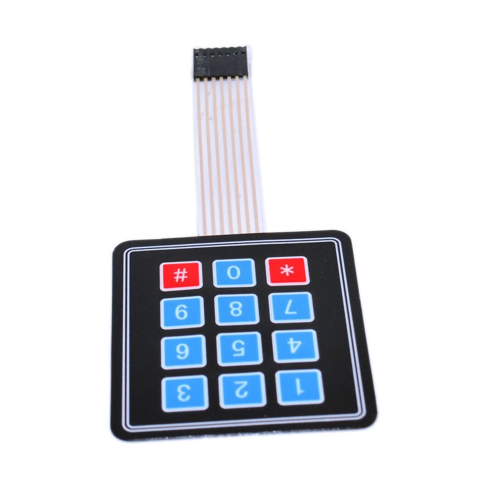 3X4 MATRIX KEYPAD 3X4 MATRIX MEMBRANE SWITCH MEMBRANE BUTTON CONTROL