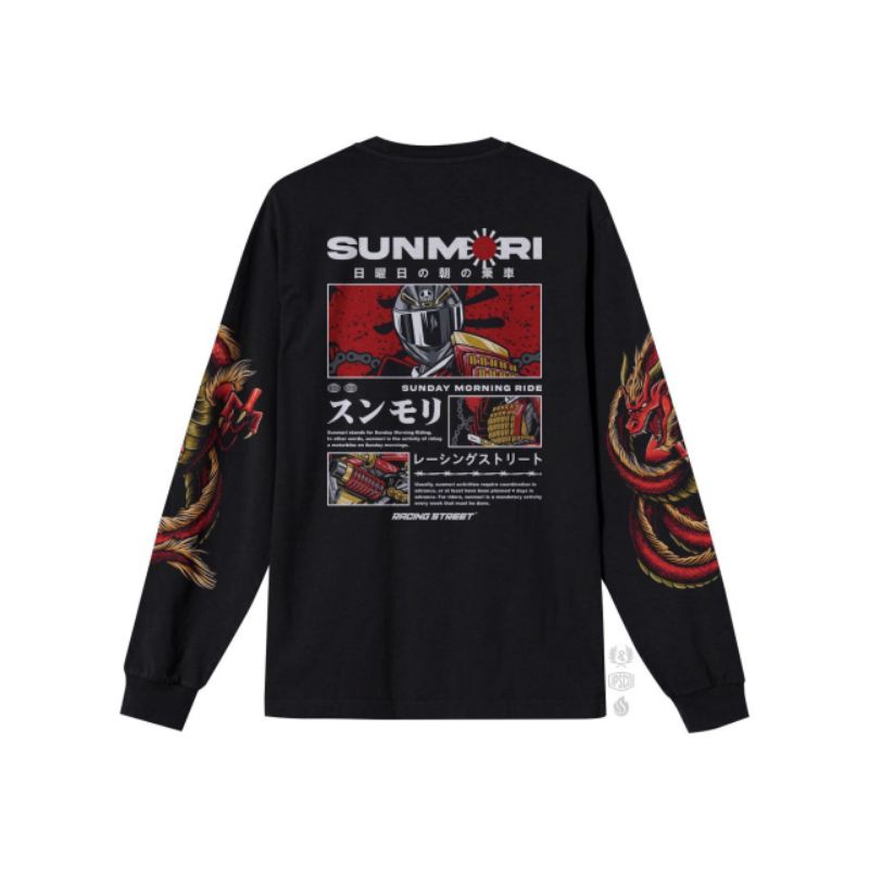 Jual kaos sunmori indonesia baju motoran Sunday morning ride sunmory