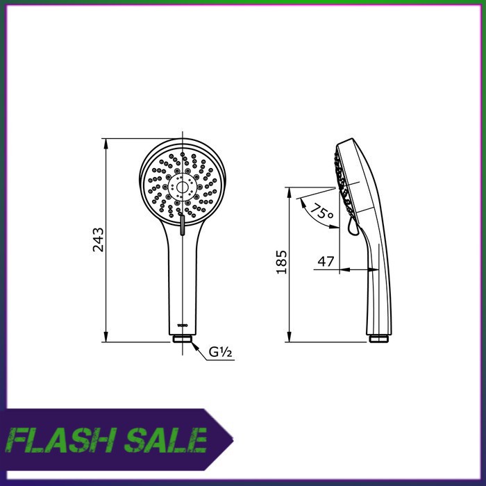 TOTO Hand Shower only A9A076G