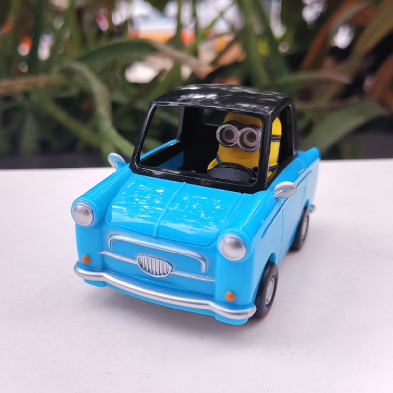 Despicable Me Minions Vehicle Alloy Car Volkswagen Bus Motorcycle Model Gifts