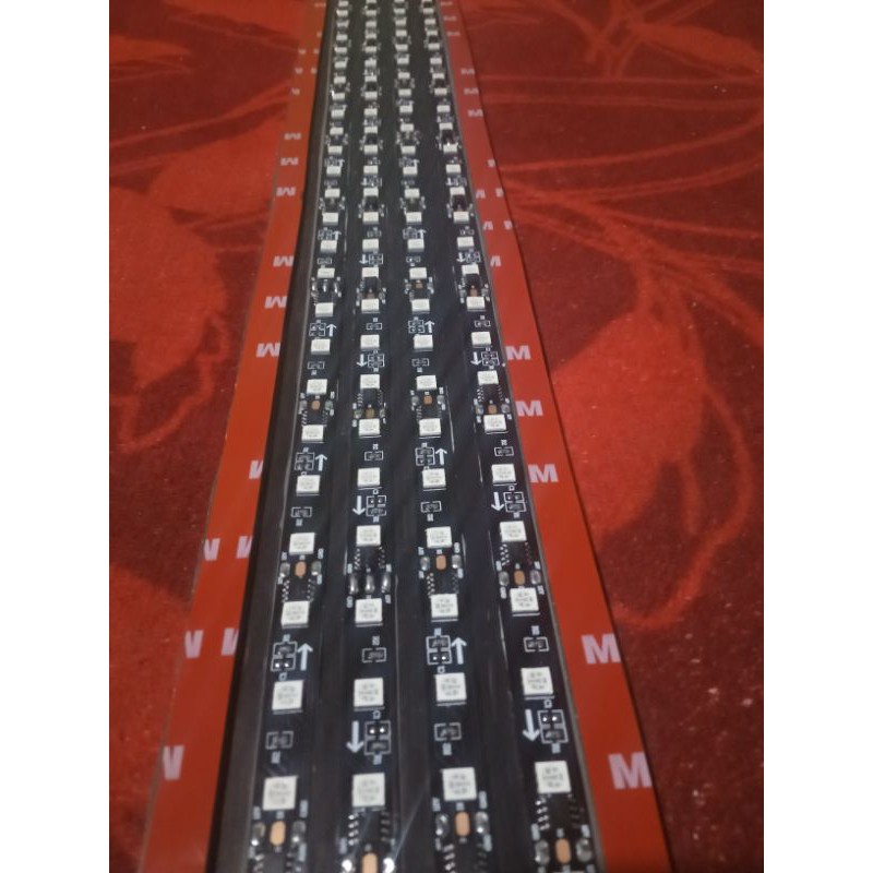 Strobo kaca depan truk || wave 140 cm || 4baris