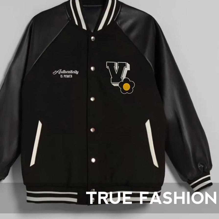 【KESEMPATAN TERAKHIR】 Jaket Baseball V Authenticity - Jacket Bomber Wanita - Atasan Wanita - Varsity