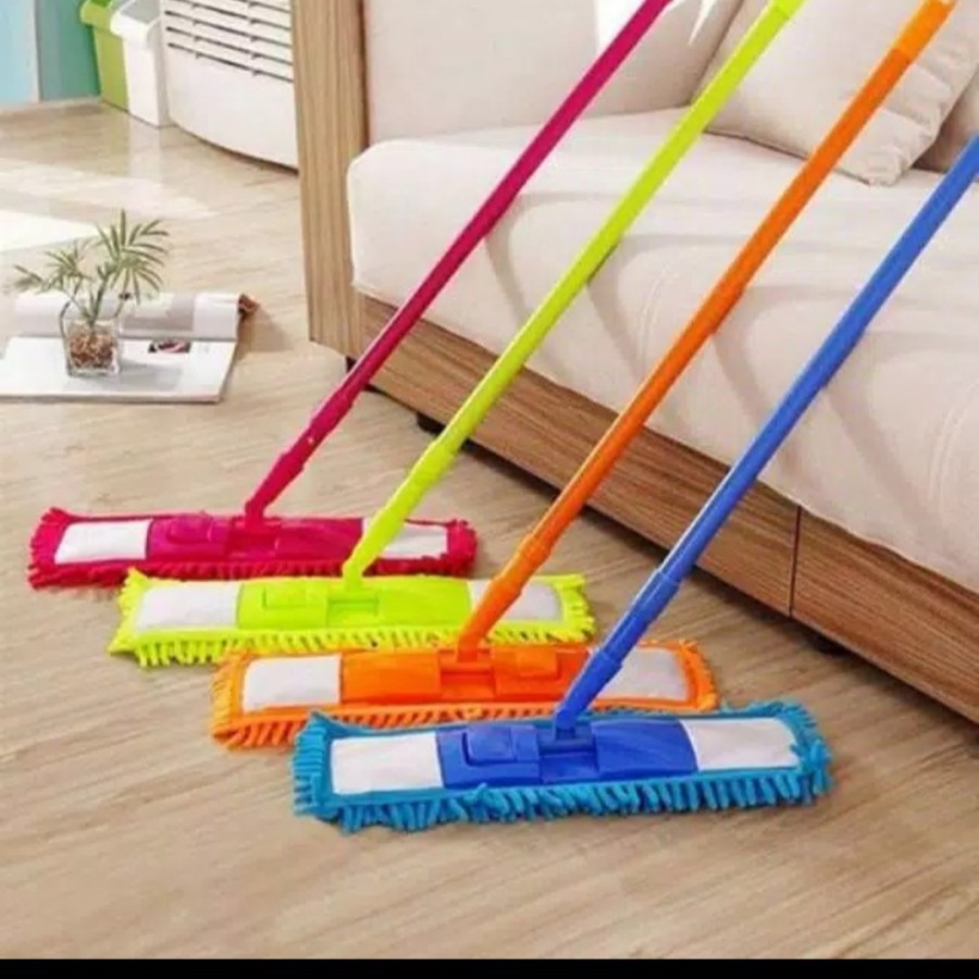 Alat pel microfiber clean mop kebersihan lantai rumah serbaguna dapur