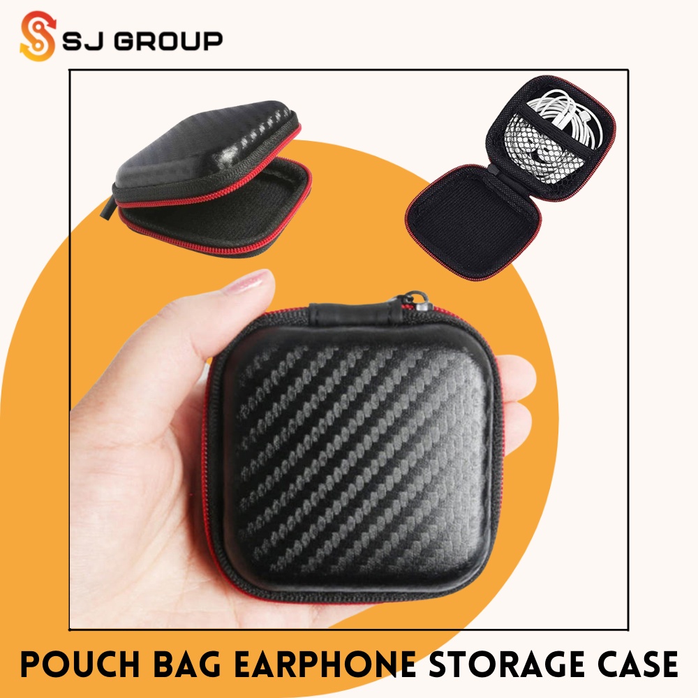 Pouch Bag Tempat Penyimpanan Headset Tas Earphone Storage Case Trigger