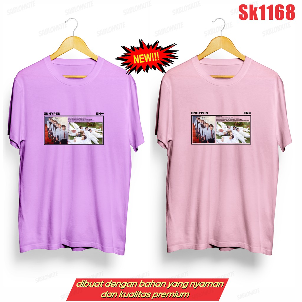 MURAH!!! KAOS  BIOGRAPHY SK1168 UNISEX COMBED 30S KPOP