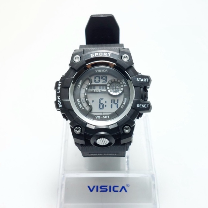 JAM TANGAN STRAP RUBBER MODEL BULAT | JAM TANGAN DIGITAL TYPE VG-501