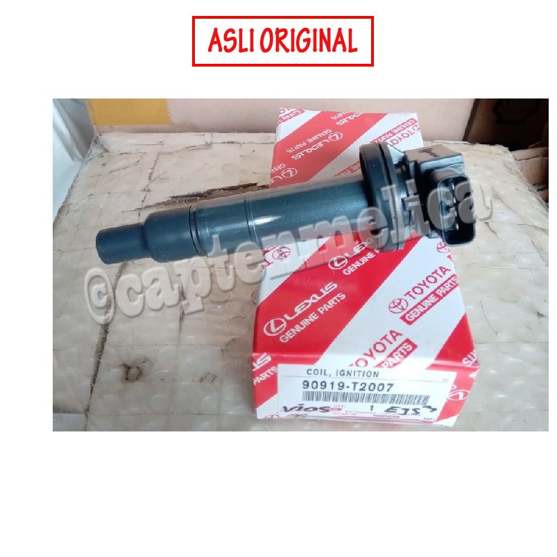 ORI Koil Coil Kuil Soket Socket Selongsong Karet Batang busi Toyota Vios Yaris All New 2004 2005 200
