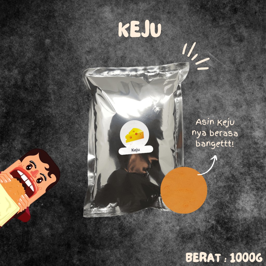 BUMBU TABUR KEJU (CHEESE POWDER) 1KG