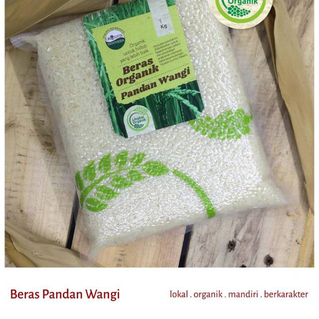 

Beras Organik Pandan Wangi Lingkar Organik vakum 1 kg