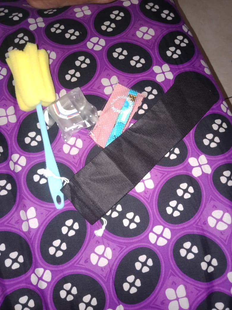 Sikat Pembesih Botol Gelas Spon / Sikat Panjang Cuci Piring / Sikat Cuci Piring Bahan Sponge