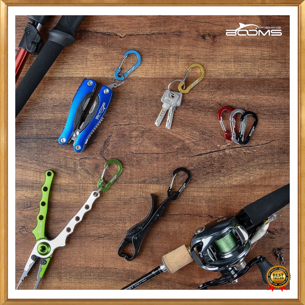 GS8 Promo ACOMPS Gantungan Karabiner Aluminium Alloy Snap Clip Lock 6 PCS - CC1 - Mix Color Limited