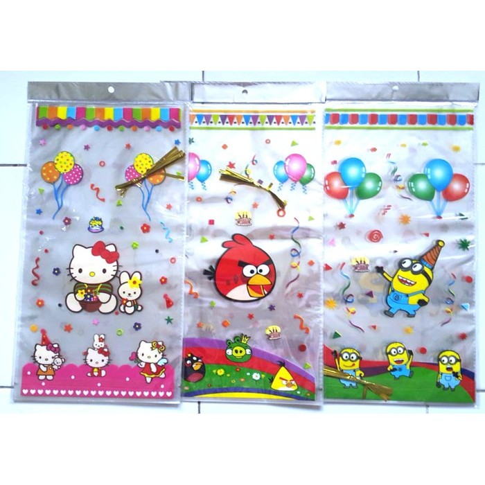 

Opp Kawat 22 x 45 / isi 20 pc / Kantong Souvenir Ulang Tahun