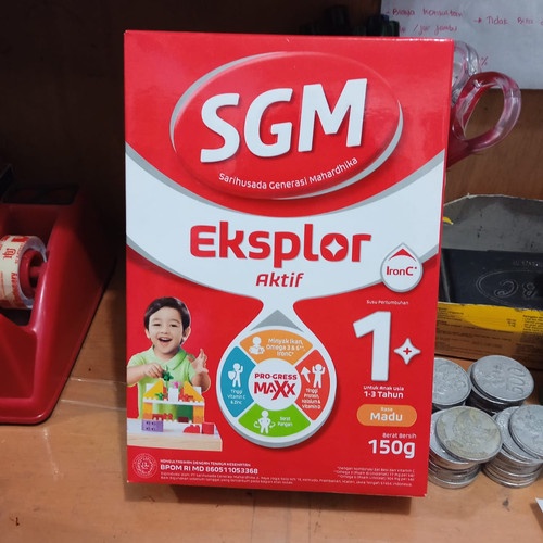 

SGM Eksplor Aktif 1+ Pro-GressMaxx Madu Susu Pertumbuhan 150 gr