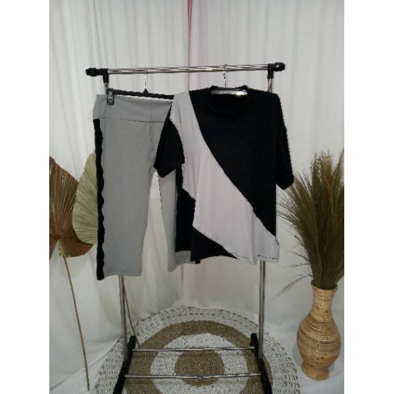 Baju senam stelan pendek Big Size/ jumbo/ 6L/bisa pesan dari ukuran 4L-6L