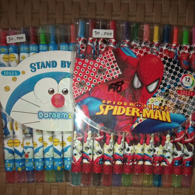 

Spidol Warna Karakter