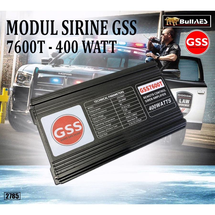 Dual Power Modul Sirine 400 Watt Guard Safe Sirene GS7600 GSS