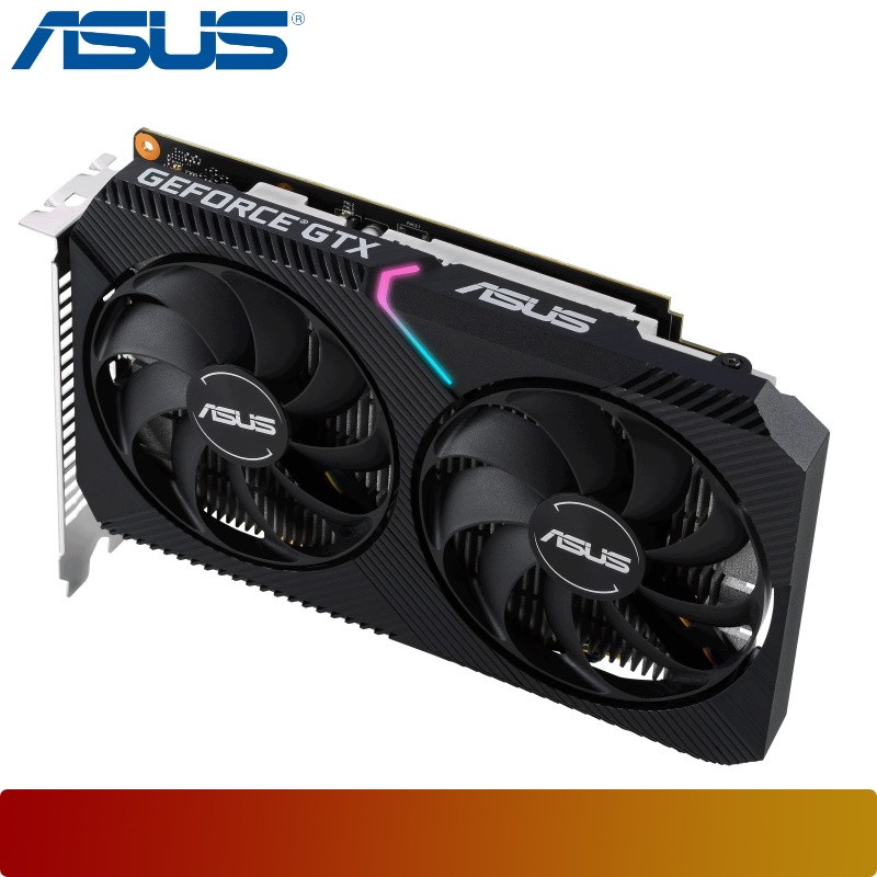 Vga Asus Dual Mini Geforce GTX 1650 OC 4GB - DDR6 Asus Geforce GTX 1650 4GB