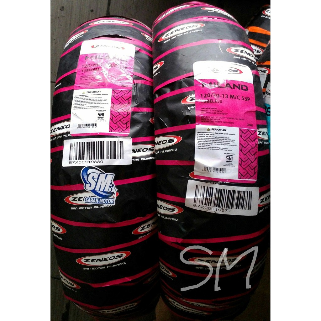 Ban ZENEOS Nmax Milano 120 70   13 ban depan NMAX