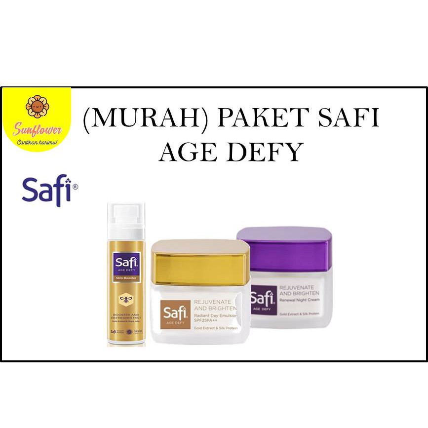 (MURAH) PAKET SAFI AGE DEFY