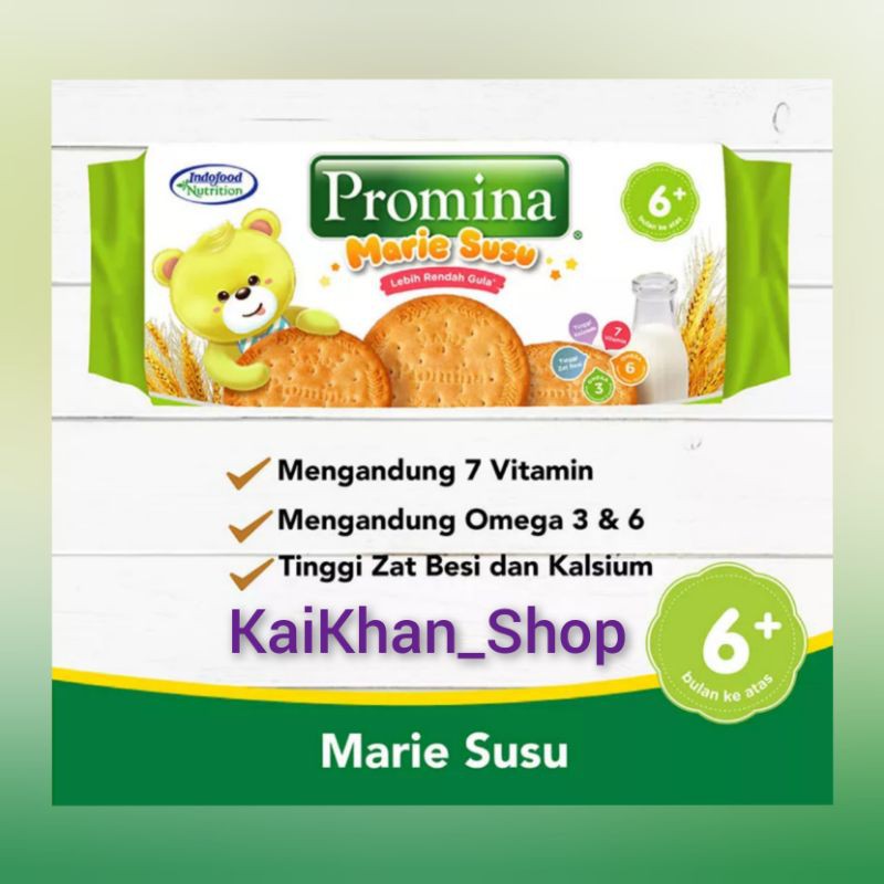 PROMINA 6+ Biskuit Marie Susu Roll - 150gram