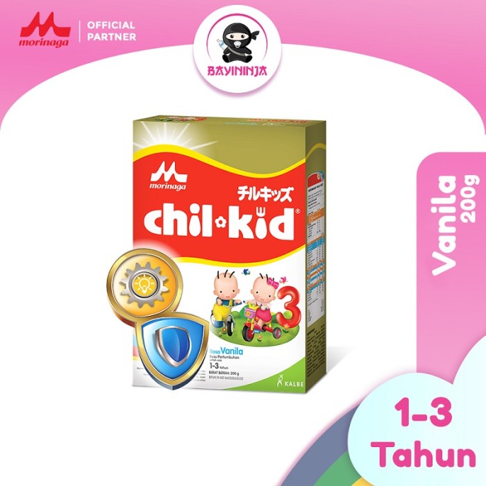 

MORINAGA CHIL KID Reguler Vanila Susu Box 200 g