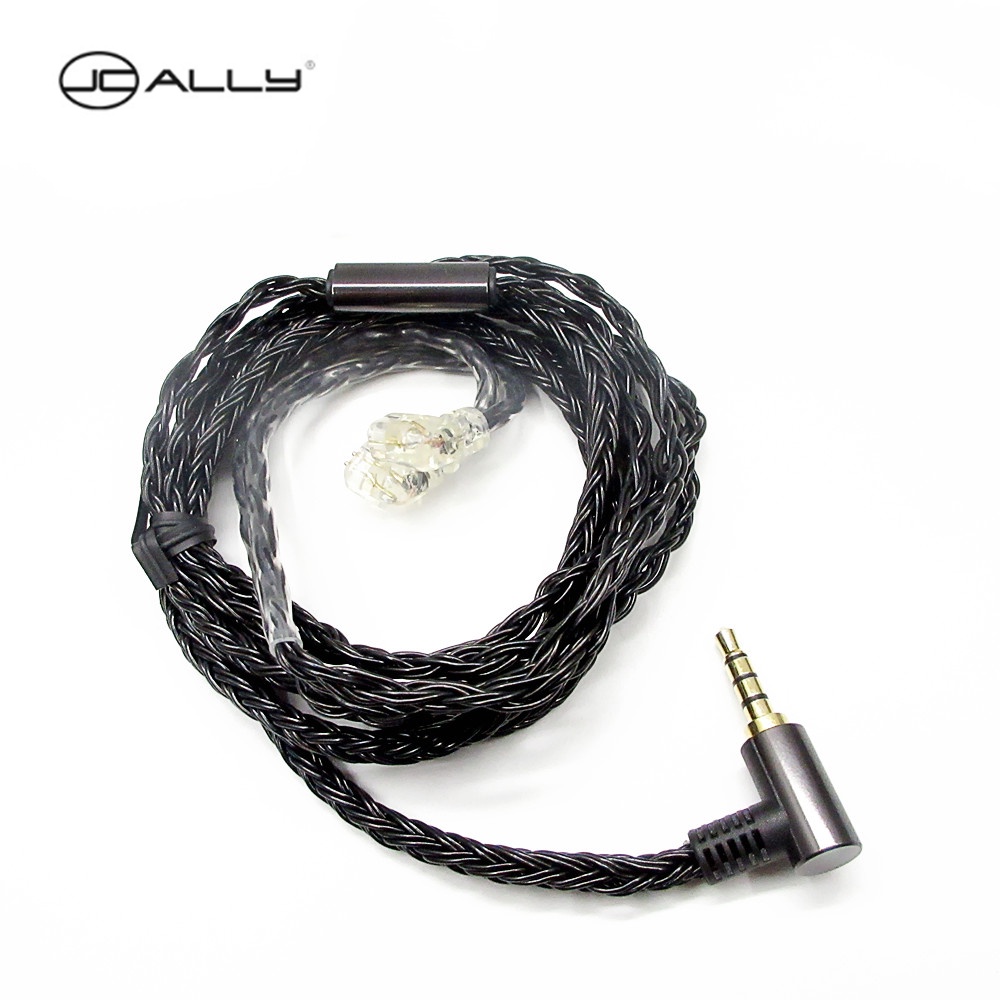 Jcally JC16S Kabel Upgrade Earphone HIFI 480 Core Untuk Shure MMCX KZ EDX ZSN ZS10 PRO TFZ T2 BL03 Aria