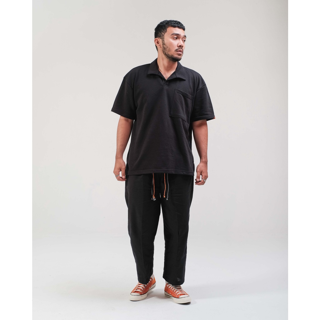 JAVAJONES Oversized Polo Baby Terry Rhea|Kaos Polo Pria Wanita