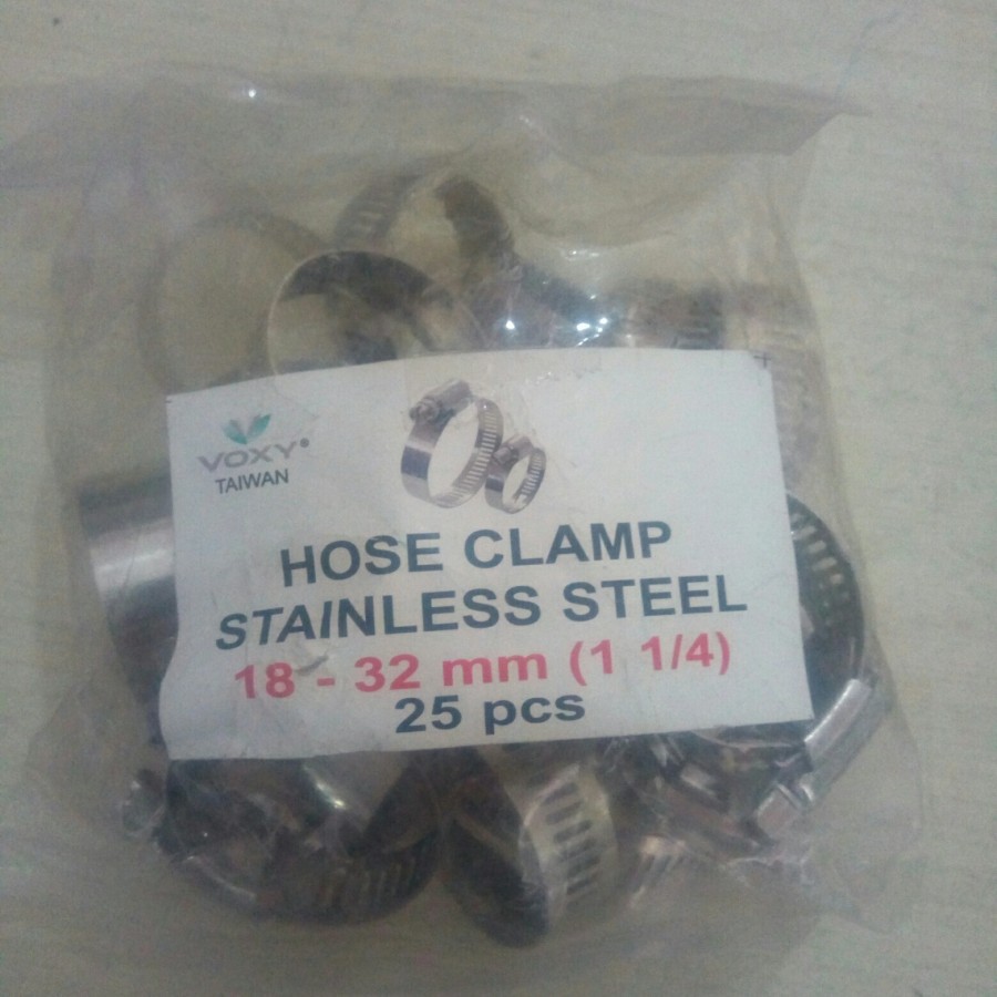 KLEM SELANG STAINLESS 1.25INCH