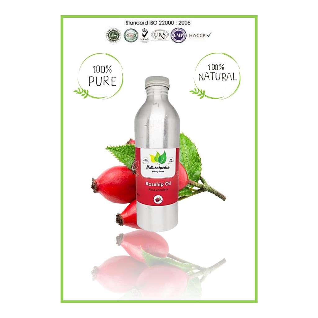 Pure Rosehip Rose Hip Oil / Minyak Biji Bunga Mawar Murni 500ml