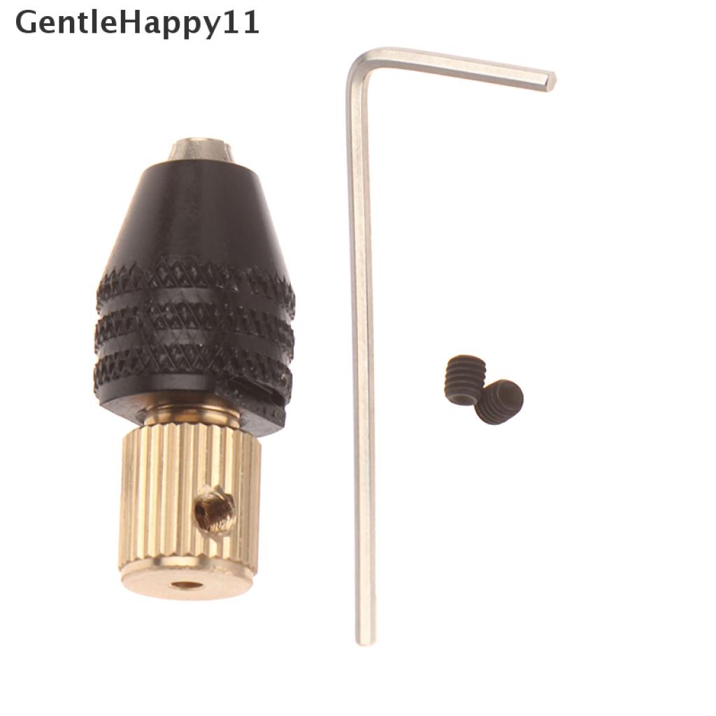 Gentlehappy Adapter Chuck Bor Elektrik Motor Mikro Hex 0.5-3.2mm