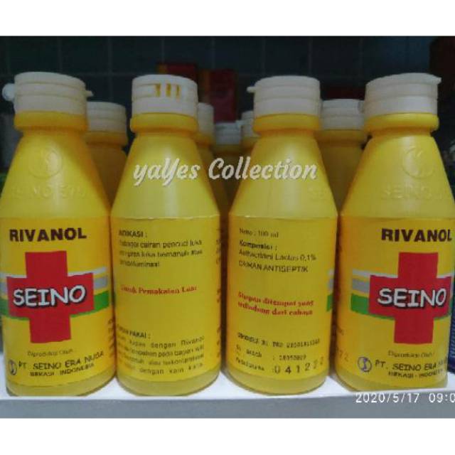 Revanol medica 100 ml antiseptic luka perlengkapan p3k Rivanol