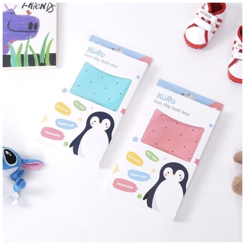 KURU Baby Bath Mat Alas Karet Bak Mandi Bayi &amp; Anak Anti Slip