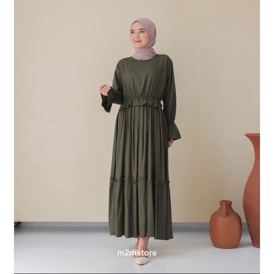 (MGA) GAMIS BARENA REMPEL MOSCREPE PREMIUM