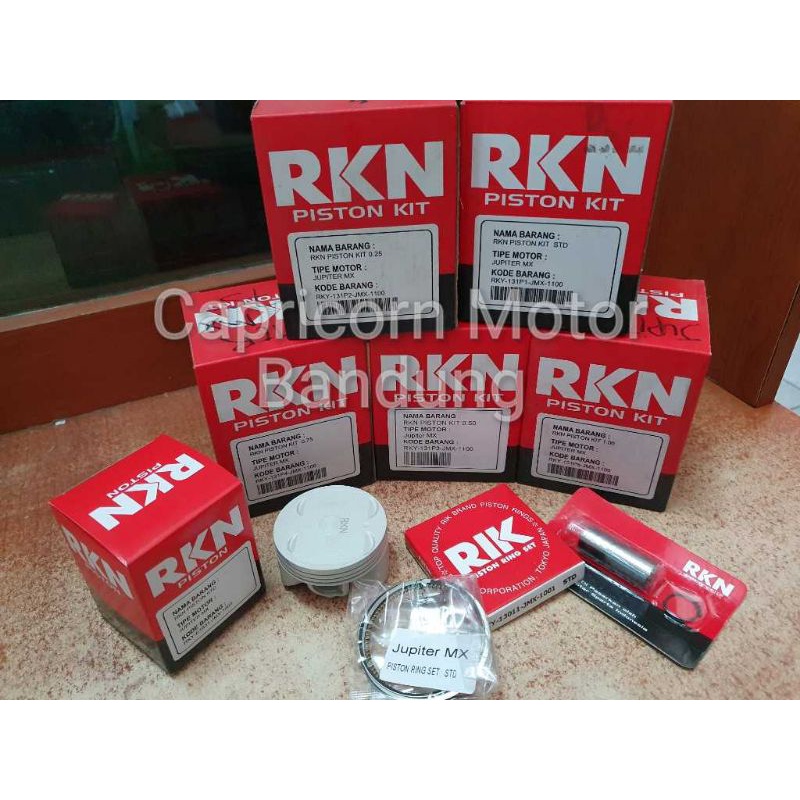 Piston Kit JUPITER MX LAMA NEW 135 CC RKN RIK RIKEN oversize STD 25 50 75 100