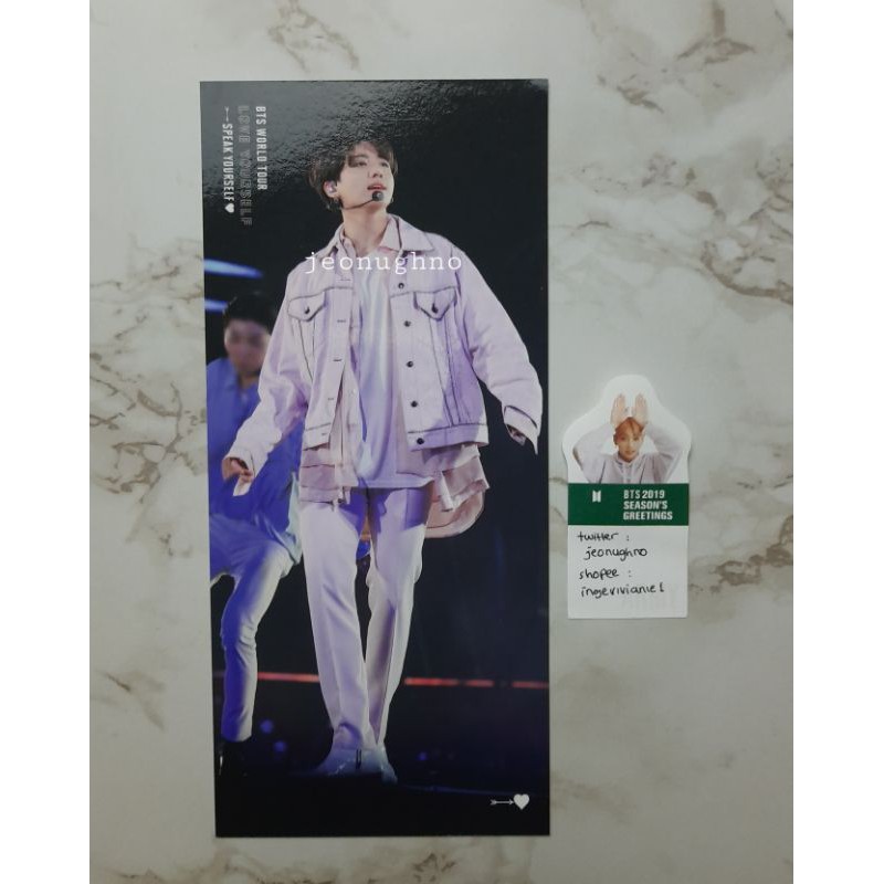 BTS JUNGKOOK BOOKMARK SAO PAULO