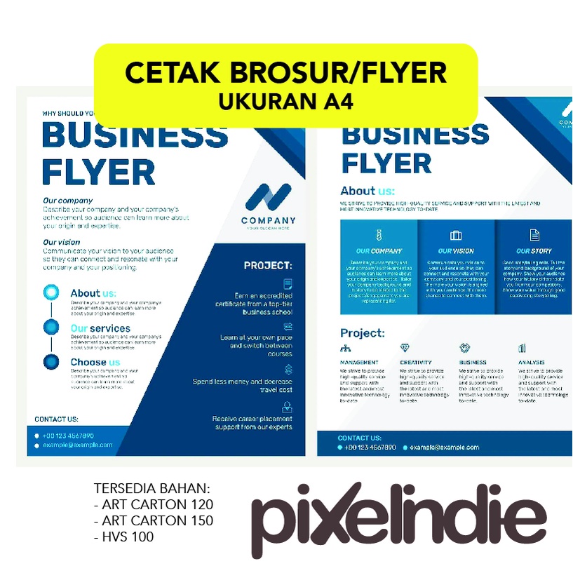 

Paket Brosur/ Flyer A4 isi 100 pcs