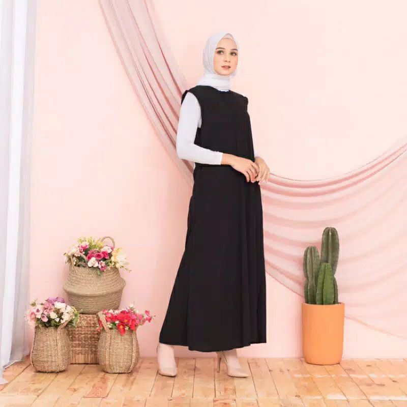 Gamis Kutung Tanpa Sambungan Pinggang Termurah