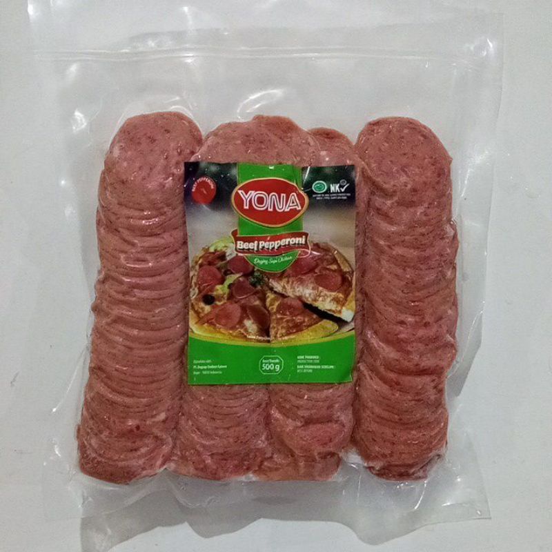 

YONA beef pepperoni 500gr