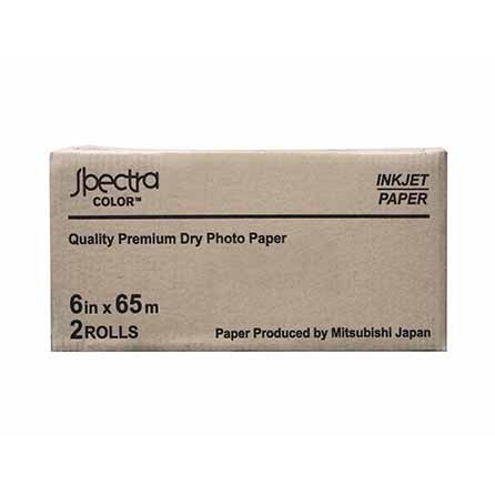 Kertas Foto Spectra Mitsubishi Inkjet Paper Roll 6inch x 65m 2 roll ( 1 DUS )