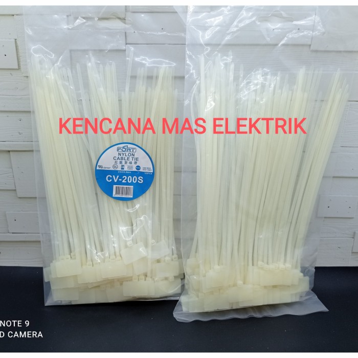 

READY Maker TIE 20 cm x 3.6mm Pengikat Kabel label / Cable Ties Label name BERKUALITAS