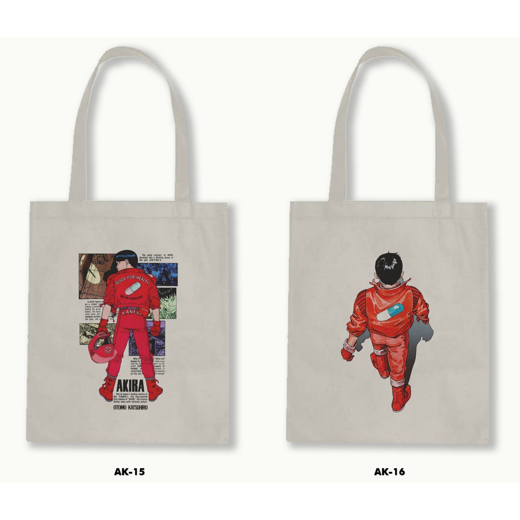 TOTE BAG BLACU - AKIRA /ANIME-MANGA .01