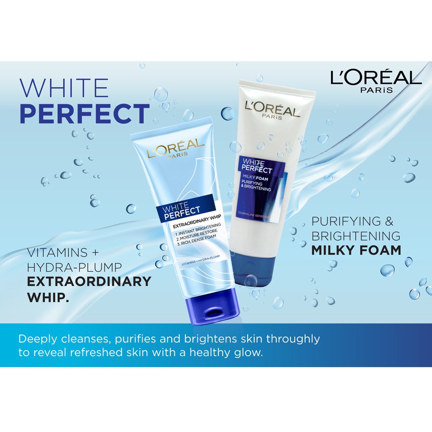 L’OREAL - WHITE PERFECT EXTRAORDINARY WHIP &amp; SCRUB ANTI-DULLNESS 100ML