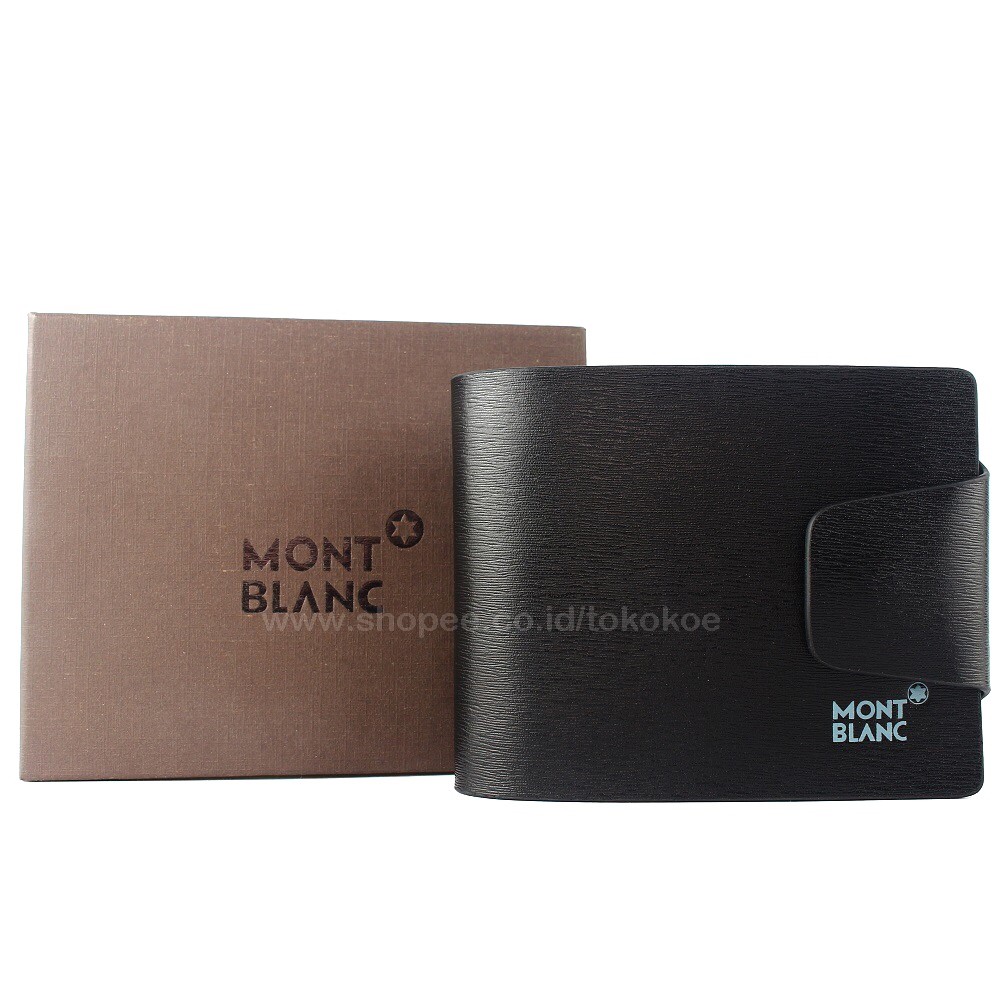 TOKOKOE - Dompet Pria model Tidur bahan Kulit Premium Dompet Lipat - MB 138-2347 Black