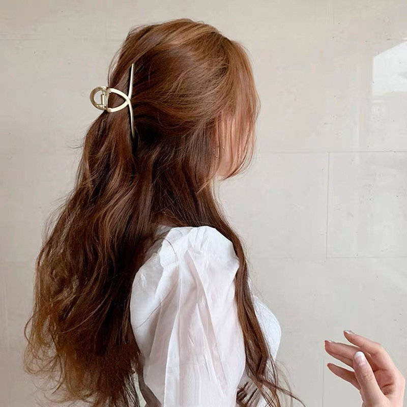 Jepit Rambut Bahan Metal Gaya Korea Untuk Wanita