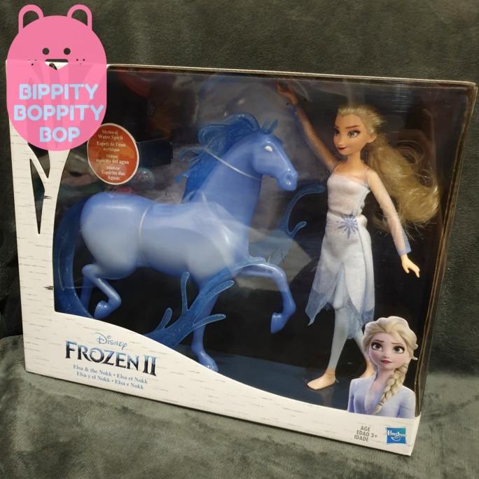 elsa barbie and horse