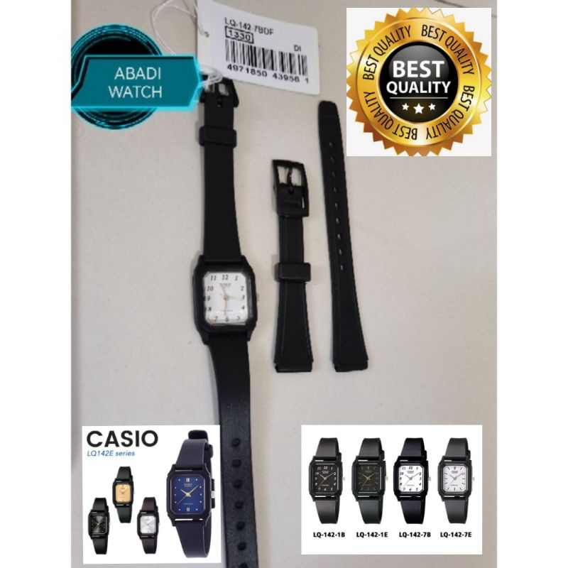 Strap tali jam tangan Casio LQ-142 LQ-142E.    LQ-142 LQ-142E sesuai dan bs lgsg dipakai kak