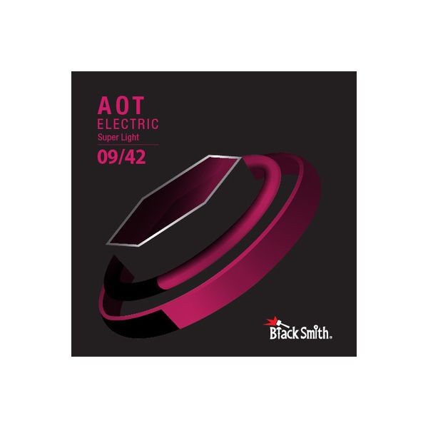 Senar Gitar Elektrik Blacksmith Coated Nickel AOT ANW0942 ANW 0942 Super Light