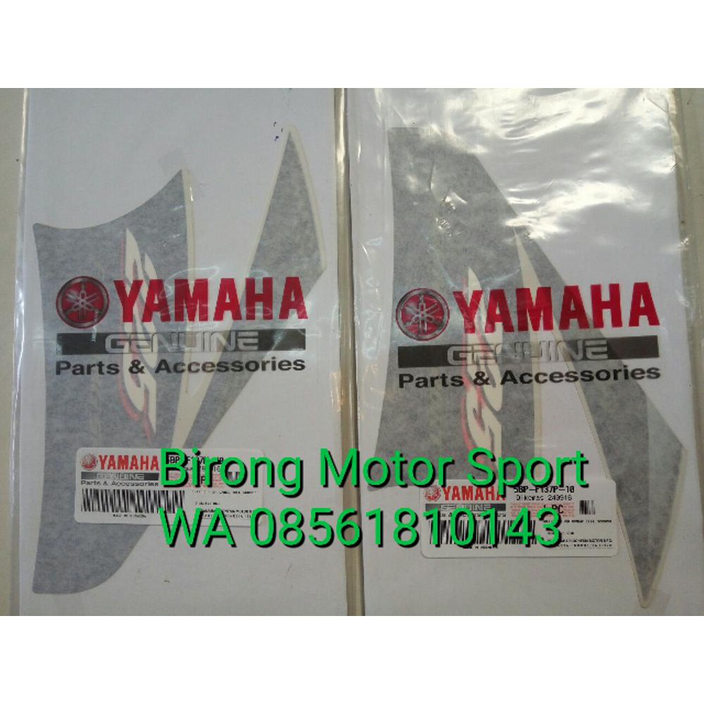 Terbaru Striping air Scoop Scorpio G Biru Original YAMAHA 100% baru Limited