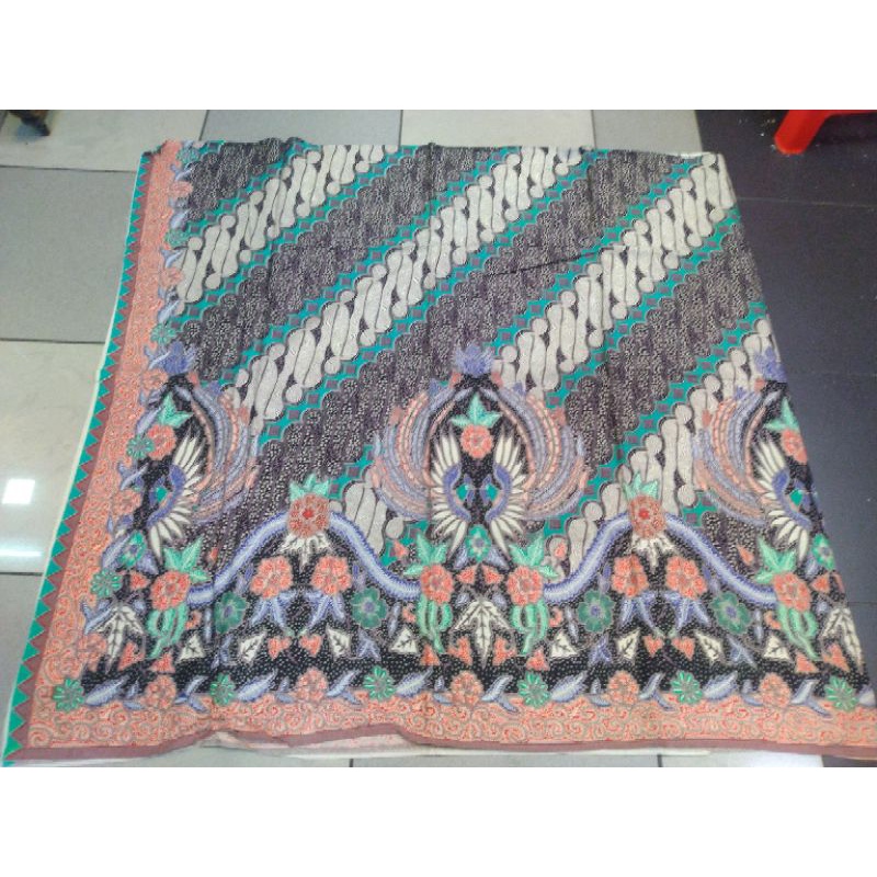bahan kain batik dobby solo premium motif burung